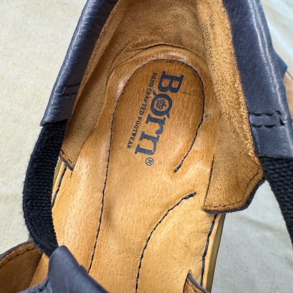 🇺🇸 BORN Sandals Size 6M Women’s Cove Modern Blue Leather Summer Vibes! - Picture 4 of 9
